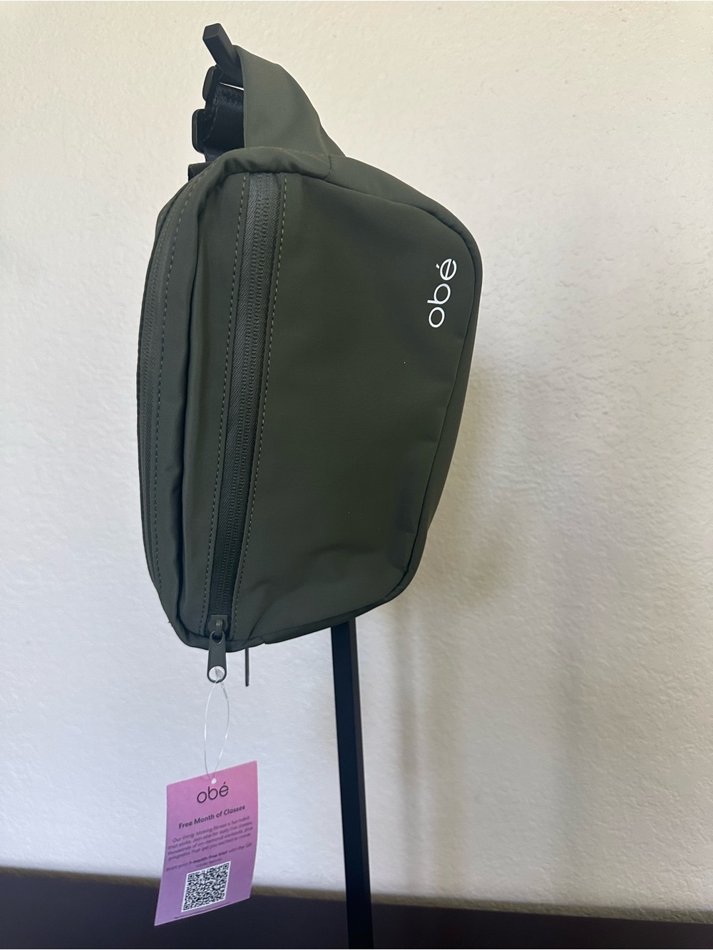 Olive Green Sling Bag - Compact Crossbody Waist Pack